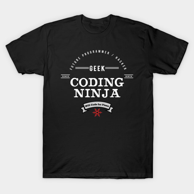 Coding Ninja T-Shirt by islander